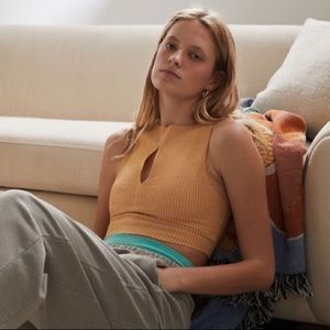 Keyhole cropped tank (NWOT)
